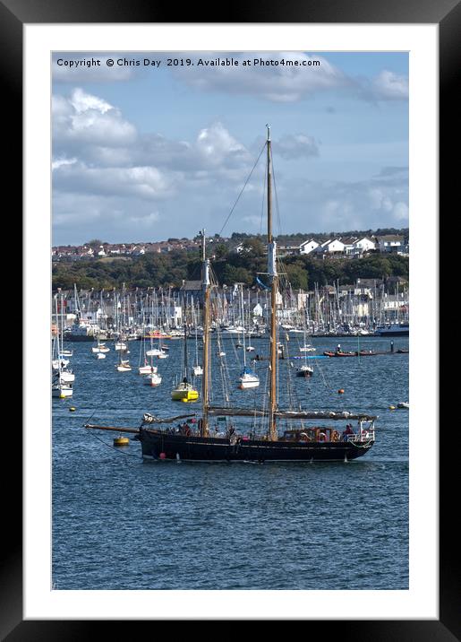 Spirit of Falmouth Framed Mounted Print by Chris Day