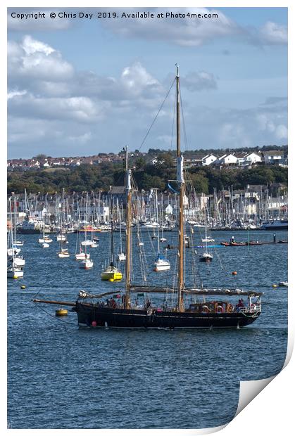 Spirit of Falmouth Print by Chris Day