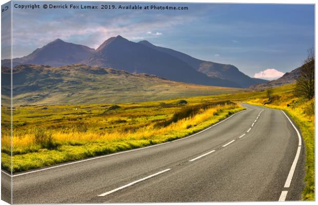 Mount snowdon wales Canvas Print by Derrick Fox Lomax