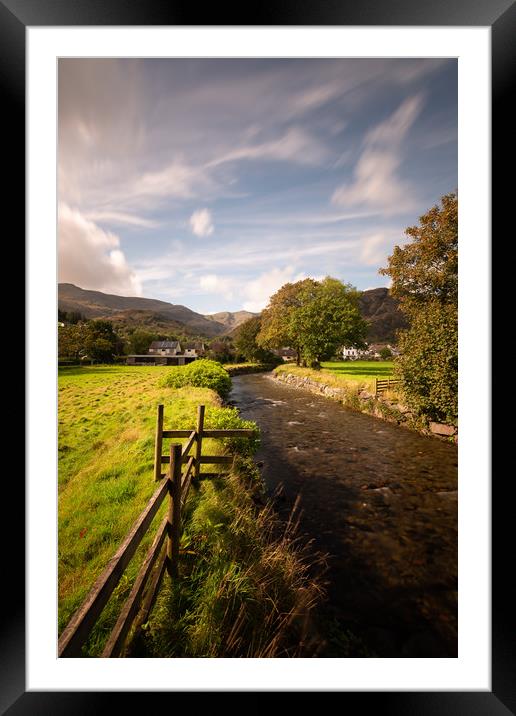 Autumn in Coniston Framed Mounted Print by Simon Wrigglesworth