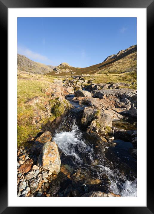Mountain Stream Framed Mounted Print by Simon Wrigglesworth