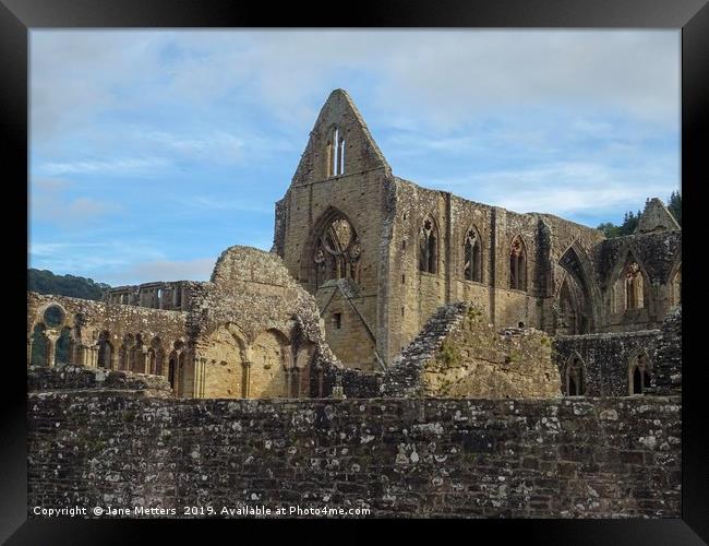 Tintern Abbey Framed Print by Jane Metters