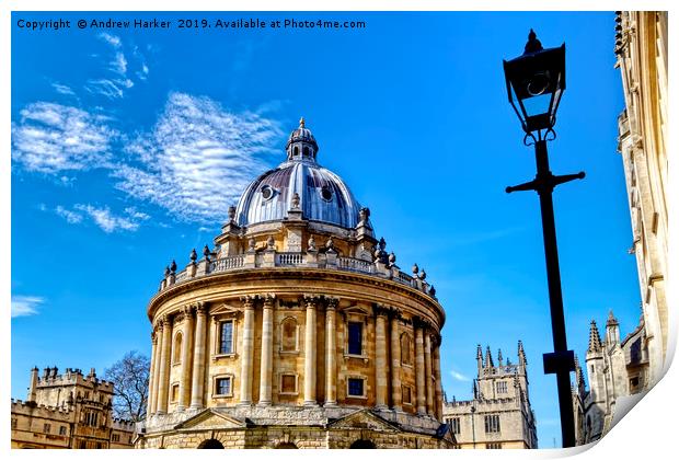 Radcliffe Camera, Oxford, Oxfordshire, UK Print by Andrew Harker