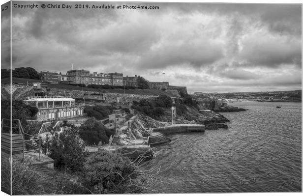 Plymouth Foreshore Canvas Print by Chris Day