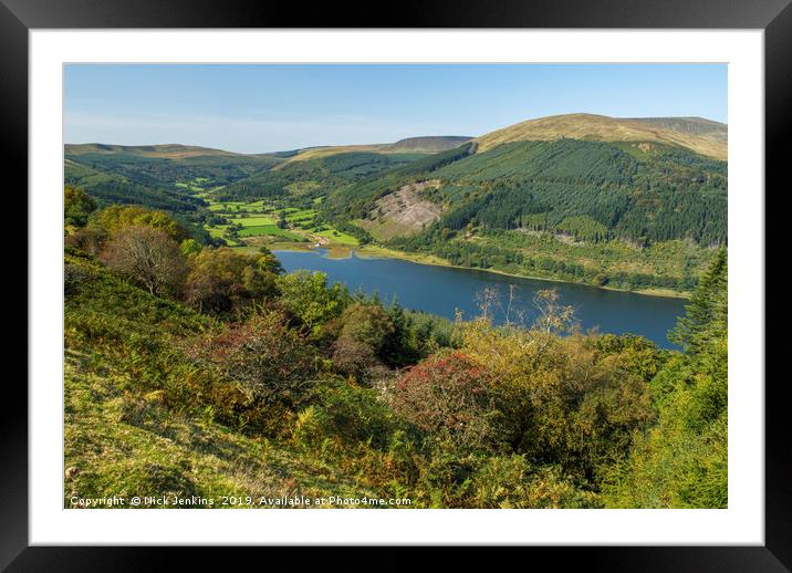The Talybont Valley Brecon Beacons National Park  Framed Mounted Print by Nick Jenkins