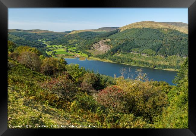 The Talybont Valley Brecon Beacons National Park  Framed Print by Nick Jenkins