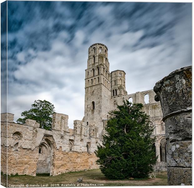 Abbaye de Jumieges 3 Canvas Print by DiFigiano Photography