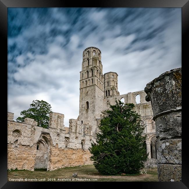 Abbaye de Jumieges 3 Framed Print by DiFigiano Photography