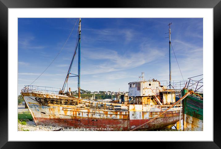 Ship Cemetery Framed Mounted Print by DiFigiano Photography