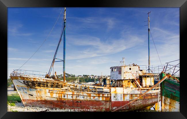 Ship Cemetery Framed Print by DiFigiano Photography