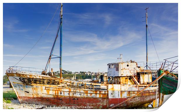 Ship Cemetery Print by DiFigiano Photography
