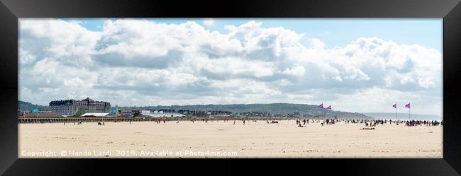 Deauville Panorama Framed Print by DiFigiano Photography