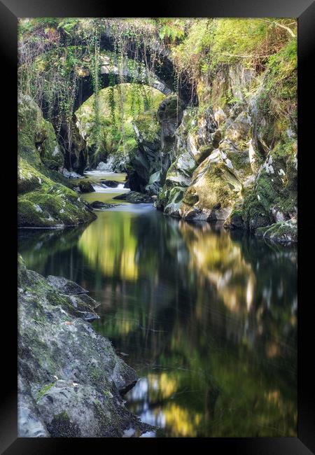 Penmachno Pack Horse Bridge Framed Print by Rory Trappe