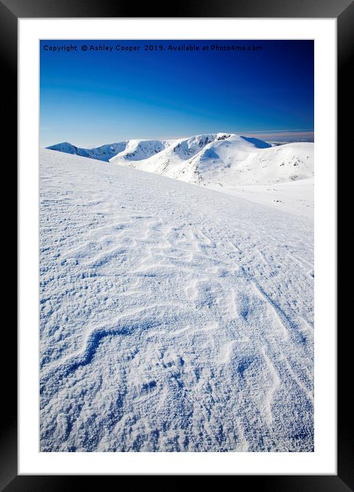 Cairngorm winter. Framed Mounted Print by Ashley Cooper