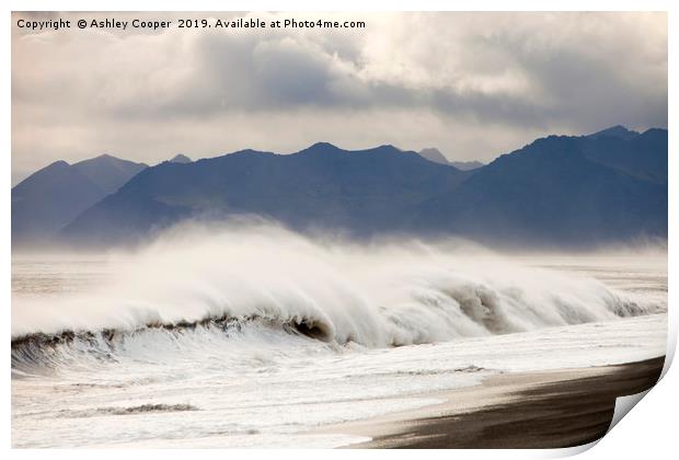Waves. Print by Ashley Cooper