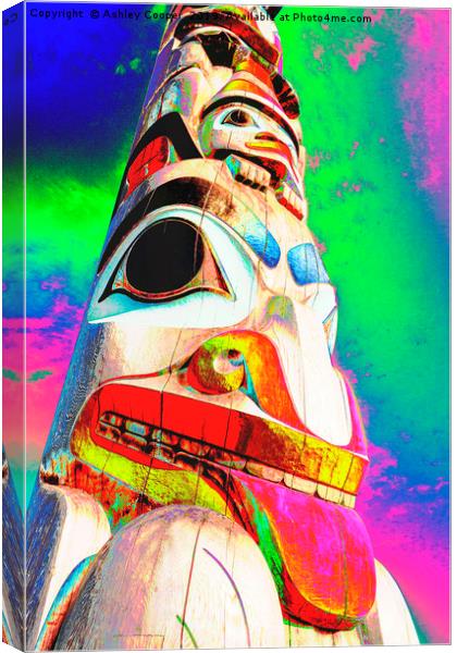 Totem. Canvas Print by Ashley Cooper