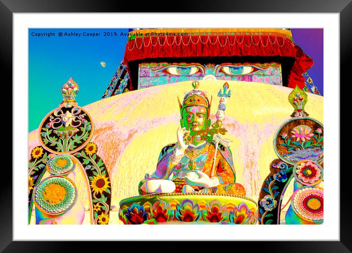 Buddha. Framed Mounted Print by Ashley Cooper
