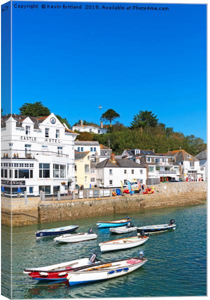 st.mawes cornwall Canvas Print by Kevin Britland
