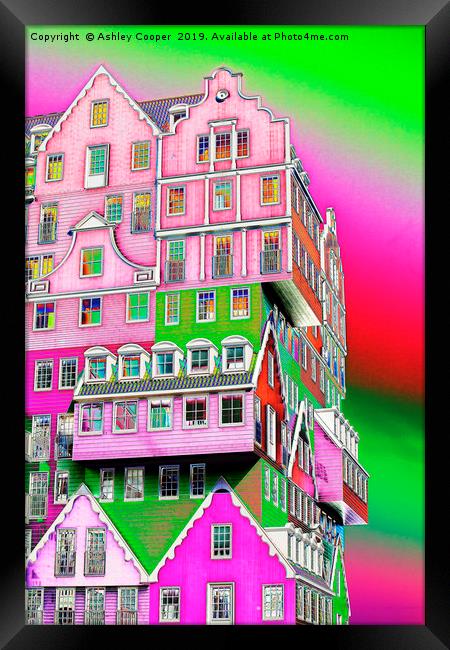 Amsterdam House. Framed Print by Ashley Cooper