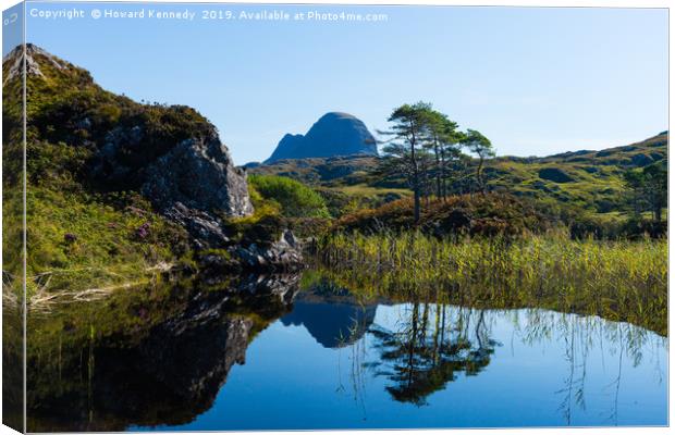 Suilven Canvas Print by Howard Kennedy
