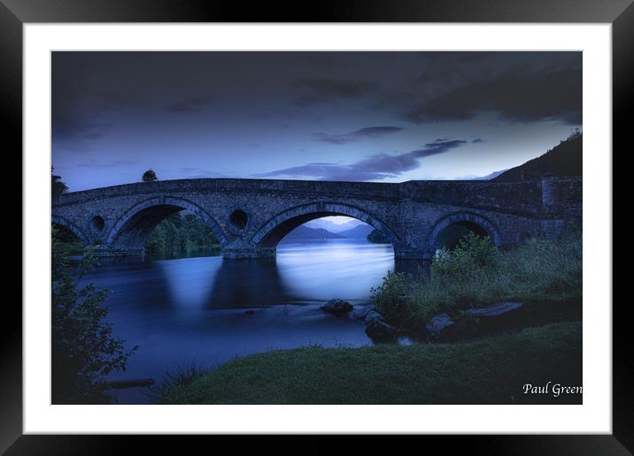 Tranquile Blue Framed Mounted Print by paul green