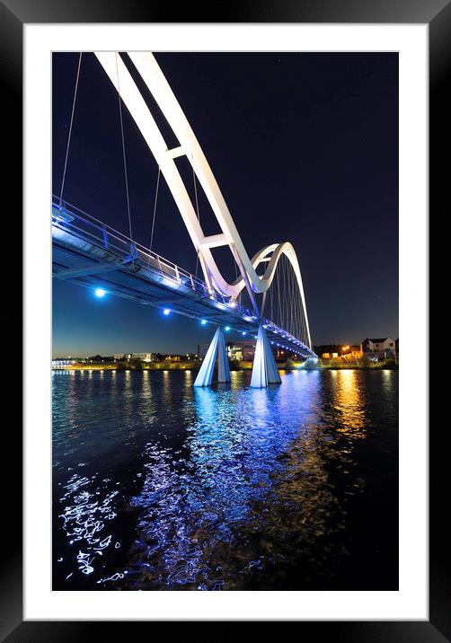 The Infinity Bridge, Stockton on Tees Framed Mounted Print by Paul Appleby