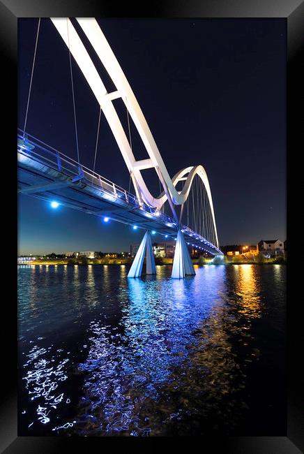 The Infinity Bridge, Stockton on Tees Framed Print by Paul Appleby