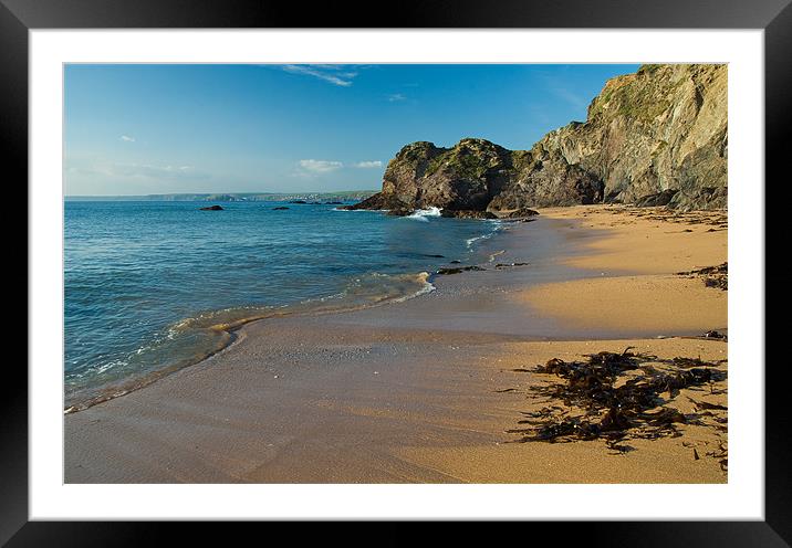 Hope Cove in the South Hams of Devon Framed Mounted Print by Pete Hemington