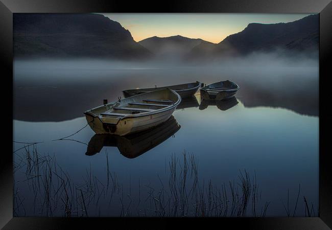 Llyn Nantlle Framed Print by Rory Trappe