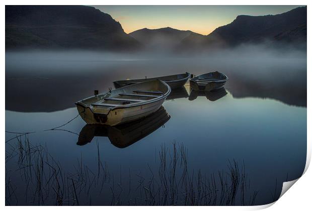 Llyn Nantlle Print by Rory Trappe