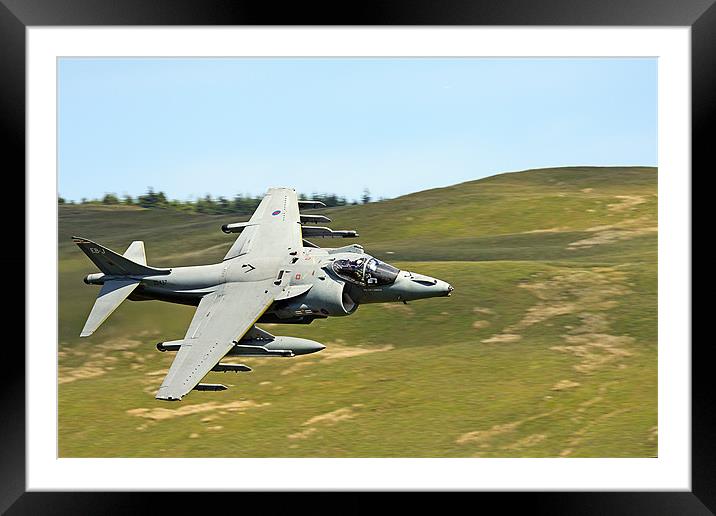 BAE Systems Harrier GR9 Jump Jet ZD437 Framed Mounted Print by Oxon Images