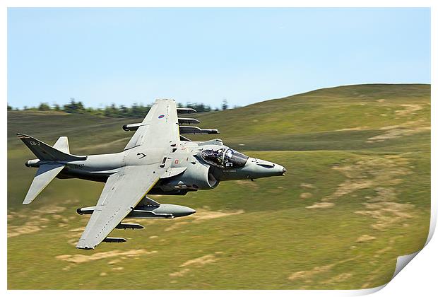 BAE Systems Harrier GR9 Jump Jet ZD437 Print by Oxon Images