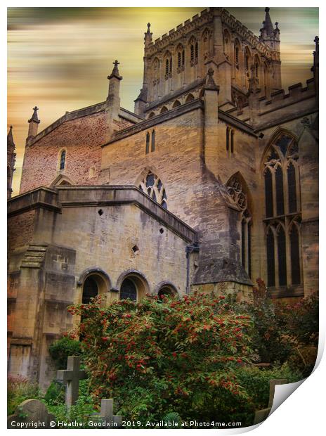 Bristol Cathedral Print by Heather Goodwin