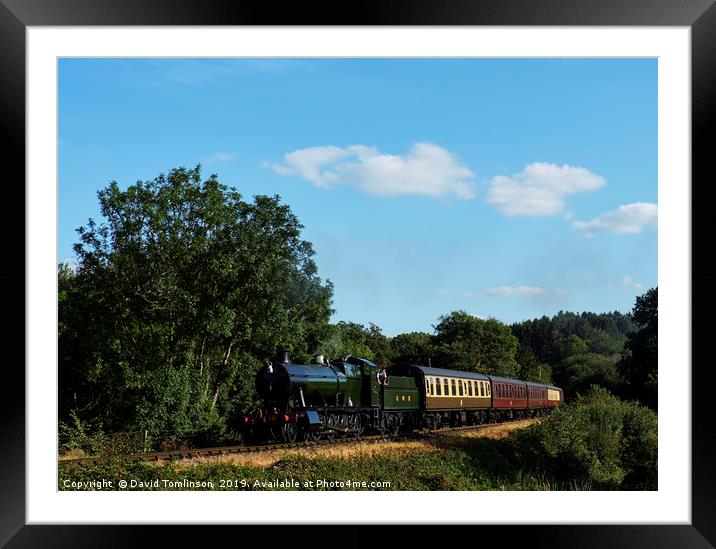 Great Western Steam  Framed Mounted Print by David Tomlinson