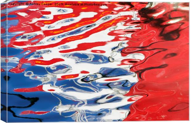 Red Reflections Canvas Print by Ashley Cooper