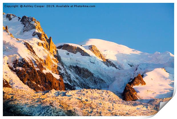 Mont Blanc  Print by Ashley Cooper