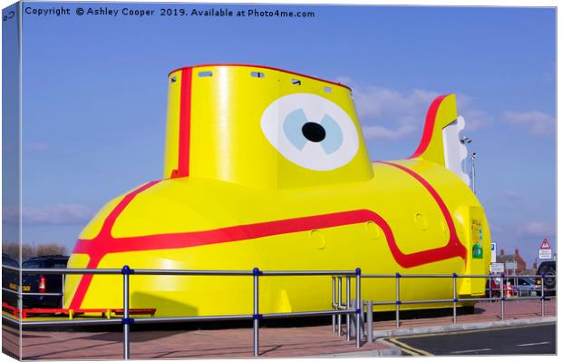 Yellow submarine. Canvas Print by Ashley Cooper