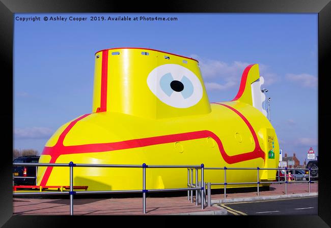 Yellow submarine. Framed Print by Ashley Cooper