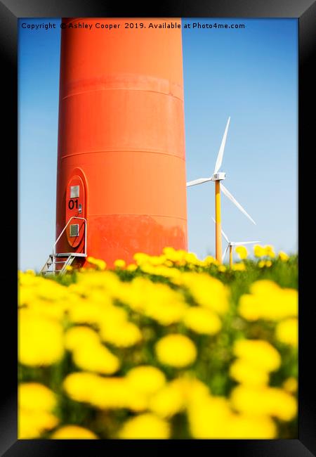Wind power. Framed Print by Ashley Cooper