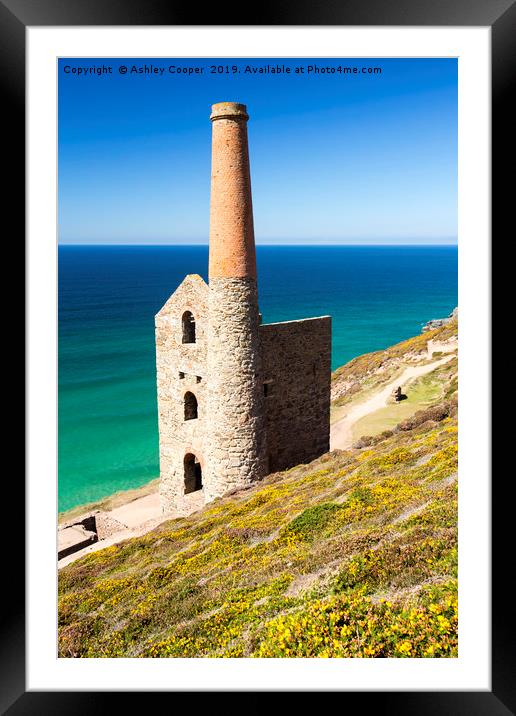 Tin mine. Framed Mounted Print by Ashley Cooper