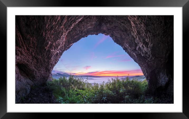 The Cave Framed Mounted Print by John Finney
