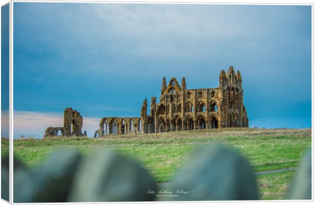 Whitby Abbey Canvas Print by Peter Anthony Rollings