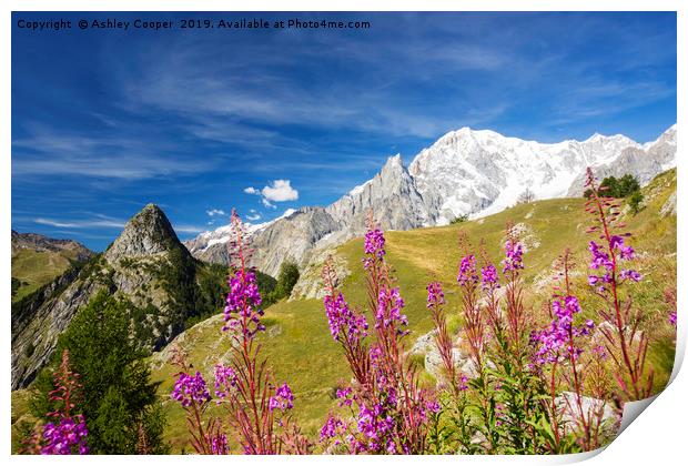Italian Alps. Print by Ashley Cooper
