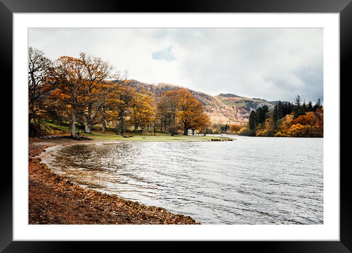 Autumn in the Lake District Framed Mounted Print by John Ly