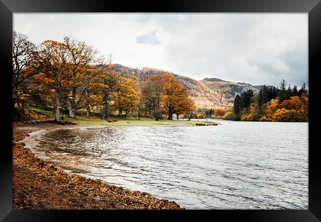 Autumn in the Lake District Framed Print by John Ly