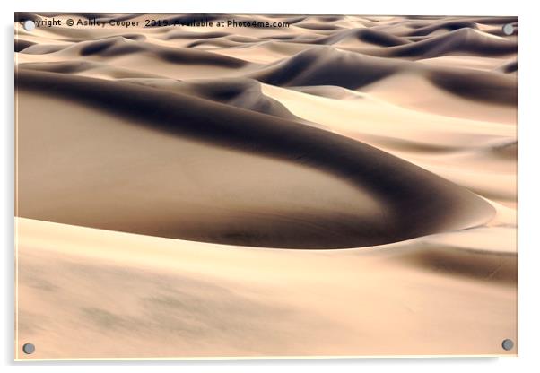 Sand dunes. Acrylic by Ashley Cooper