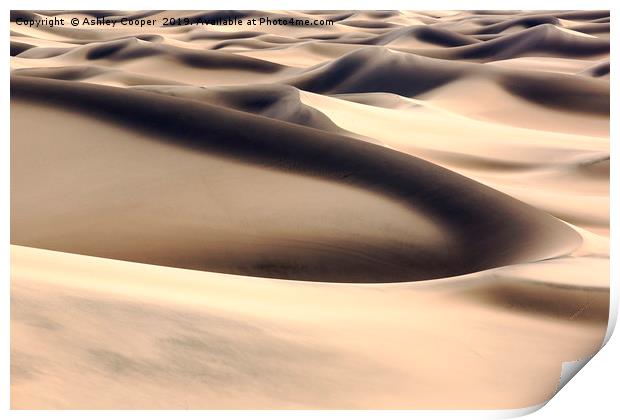 Sand dunes. Print by Ashley Cooper