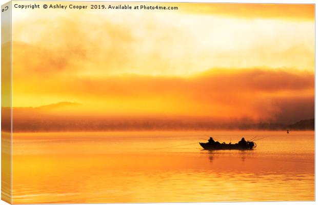 Gone fishing. Canvas Print by Ashley Cooper
