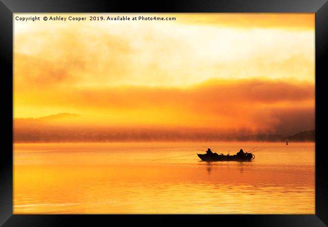 Gone fishing. Framed Print by Ashley Cooper