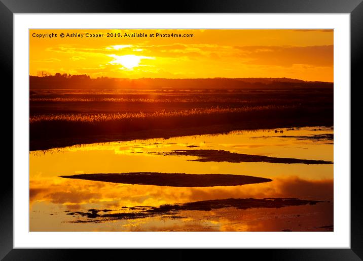 Norfolk magic. Framed Mounted Print by Ashley Cooper